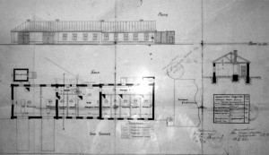 План здания станции СМП, 1929 г.